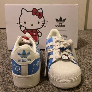 Adidas Hello Kitty Blue and White Shoes